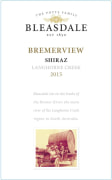 Bleasdale Bremerview Shiraz 2015 Front Label