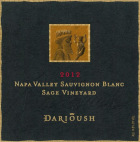Darioush Sage Vineyard Sauvignon Blanc 2012  Front Label