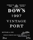 Dow's Vintage Port 1997  Front Label