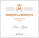 Marques de Murrieta Rioja Reserva 2017  Front Label