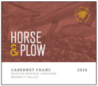 Horse & Plow Winery Cabernet Franc 2019  Front Label