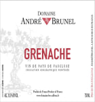 Andre Brunel Grenache 2020  Front Label