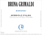 Bruna Grimaldi Nebbiolo d'Alba 2021  Front Label