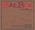 Balboa Winery Malbec 2013  Front Label