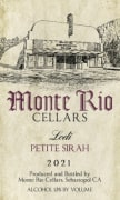 Monte Rio Petite Sirah 2021  Front Label