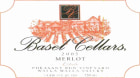 Basel Cellars Pheasant Run Vineyard Merlot 2005  Front Label