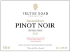 Felton Road Bannockburn Pinot Noir 2021  Front Label