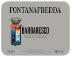 Fontanafredda Silver Label Barbaresco 2019  Front Label