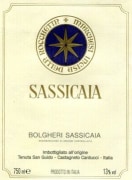 Tenuta San Guido Sassicaia 2020  Front Label