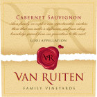 Van Ruiten Old Vine Zinfandel 2017  Front Label