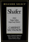 Shafer Hillside Select Cabernet Sauvignon 2001  Front Label