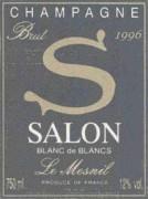 Salon Blanc de Blancs Le Mesnil 1996  Front Label