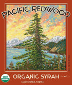 Pacific Redwood Organic Syrah 2018  Front Label