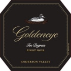 Goldeneye Ten Degrees Anderson Valley Pinot Noir 2019  Front Label