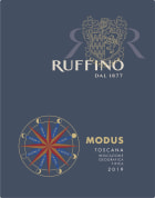 Ruffino Modus (3 Liter Bottle) with Wooden Gift Box 2019  Front Label