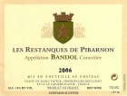 Chateau de Pibarnon Bandol Les Restanques de Pibarnon Rouge 2006  Front Label