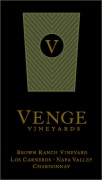 Venge Vineyards Brown Ranch Vineyard Chardonnay 2021  Front Label