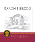 Baron Herzog Old Vine Zinfandel (OU Kosher) 2015  Front Label