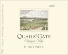 Quails' Gate Estate Winery Pinot Noir 2016  Front Label