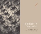 Cedar + Salmon Willamette Valley Pinot Gris 2022  Front Label