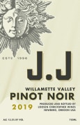 J. Christopher J.J Willamette Valley Pinot Noir 2019  Front Label
