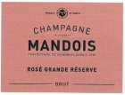 Champagne Mandois Brut Rose Grande Reserve  Front Label