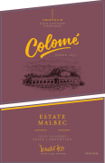 Bodega Colome Estate Malbec 2020  Front Label