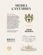 Sierra Cantabria Gran Reserva 2012  Front Label