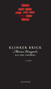 Klinker Brick Marisa Vineyard Old Vine Zinfandel 2017  Front Label