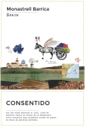 Consentido Monastrell Barrica 2017  Front Label