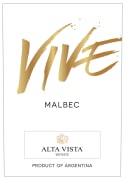 Alta Vista Vive Malbec 2021  Front Label