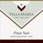 Villa Maria Private Bin Pinot Noir 2019  Front Label