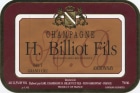 H. Billiot Fils Brut Rose  Front Label