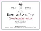 Domaine Santa Duc Clos Derriere Vieille Gigondas 2017  Front Label