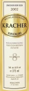 Kracher Welschriesling TBA Zwischen den Seen No. 8 (375ML) 2002  Front Label