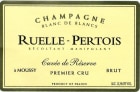 Ruelle-Pertois Blanc de Blancs Brut Cuvee de Reserve Premier Cru (375ML half-bottle)  Front Label