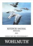 Weingut Wohlmuth Kitzeck-Sausal Riesling 2021  Front Label