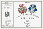 Zilliken Rausch Riesling Grosses Gewachs 2021  Front Label
