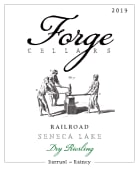 Forge Cellars Railroad Vineyard Dry Riesling 2019  Front Label