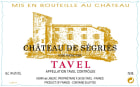 Chateau de Segries Tavel Rose 2021  Front Label