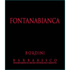 Fontanabianca Barbaresco Bordini 2018  Front Label