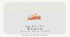 Martinelli Hop Barn Hill Syrah 2006  Front Label