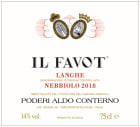 Aldo Conterno Langhe Il Favot Nebbiolo 2018  Front Label