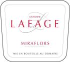 Domaine Lafage Miraflors Rose 2019  Front Label