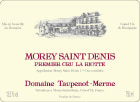 Domaine Taupenot-Merme Morey Saint Denis La Riotte Premier Cru 2018  Front Label