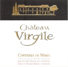 Chateau Virgile Costieres de Nimes Rouge 2015  Front Label