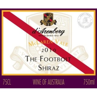 D Arenberg The Footbolt Shiraz 2010 Wine Com