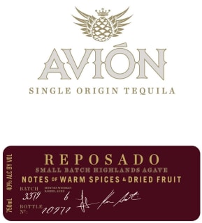 Avion Reposado Single Origin Small Batch Highlands Agave Tequila Wine Com