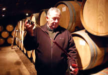 Regis Bouvier Régis Bouvier in his cellar Winery Image