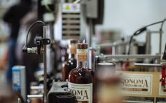 Sonoma Distilling Company Bottling Line Labels Winery Image